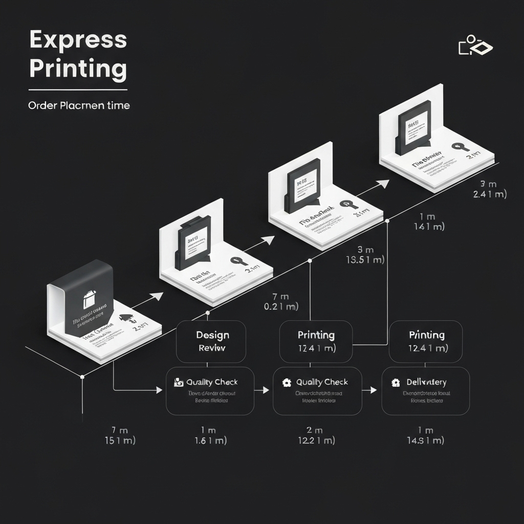 Proces druku ekspresowego - timeline realizacji